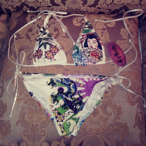Ed Hardy Other - NWT Ed Hardy Geisha Bikini